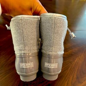 Girls Sperry duck boots